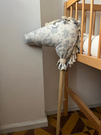 סוס בד על מקל - כחולים